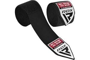RDX Bambini Fasce Boxe Guanti Interni, Polso Mani Protezione Sottoguanti, Pugilato Bende per Arti Marziali Muay Thai MMA Kickboxing Punzonatura Allenamento Hand Wraps