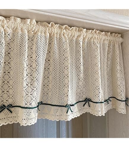 Brise Bise Fashion&Joy Rideau Brise-bise Au Mu00e8tre Sur Mesure Hauteur 52 Cm Largeur Rideau Brise Bise