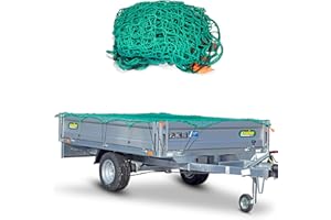 CARGO VA INTELLIGENT VEHICLE ACCESSORIES CargoVA® Rete intelligente per rimorchi 1,5x2,2M - Rete per rimorchi con corda in gomma e marcatura degli angoli - per un fissaggio perfetto del carico