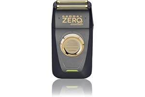 GAMMAPIU' GAMMAPIU’ Rasoio Elettrico Barba Zero Assoluto, Shaver Uomo, Lame in Acciaio Inox, Senza Fili, Rifinitore di Precisione, Ergonomico, Leggero, Lame Ricambio Aggiuntive, Rasatura Omogenee