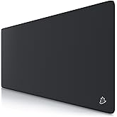 CSL-Computer - Tapis de souris XXL Speed Gaming Titanwolf noir 900 x 400 mm - Grande base de table - Améliore la précision et