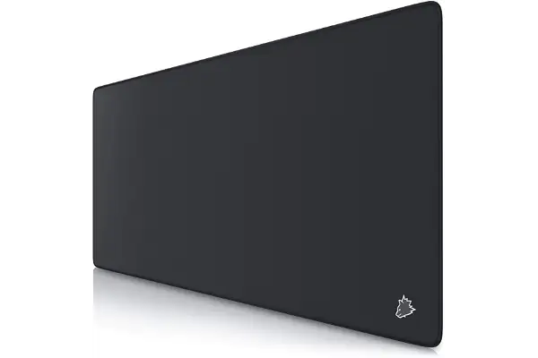 CSL-Computer - Alfombrilla de ratón Speed Gaming Titanwolf Negro 900 x 400 mm - Base de Mesa Grande - Mejora la precisión y la Velocidad, 23032532, Talla XXL Tipo 1
