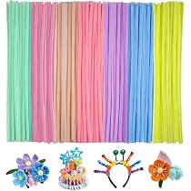 400 scovolini colorati per lavori artigianali, 40 colori, 30 cm x 6