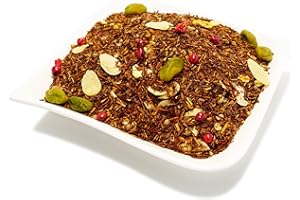 ‎NUSSSUCHT DEUTSCH SÜßWAREN Rotbusch Tee · Pfeffernuss -Orange · Rooibos aus Süd Afrika · Rotbuschtee Lose ·Rooibos · Premium Rotbuschteemischung natürlich Aromatisiert (200g)