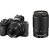 Nikon Z50 + Z DX 16-50VR+50-250VR+ Lexar SD 64GB Fotocamera Mirrorless, CMOS DX da 20.9 MP, sistema Hybrid-AF, Mirino elettro