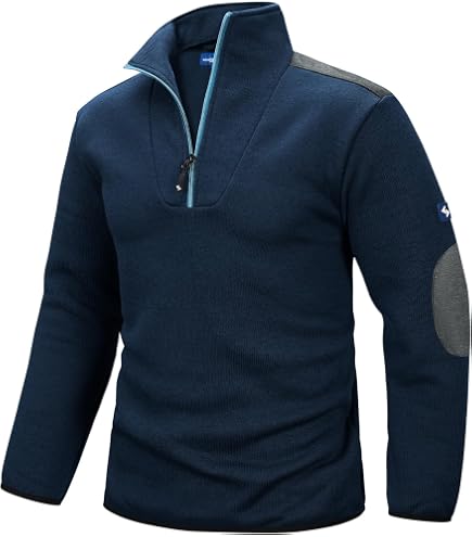 Leif Nelson Herren Pullover Warmer Strickpullover Mit Rundhals