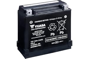 Yuasa YTX20HL-PW 12V 310 CCA högpresterande underhållsfritt AGM VRLA motorcykelbatteri