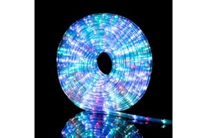 Nataland Tubo Luminoso 30 Metri con 720 Led, Controller 8 Funzioni Con Illuminazione Per Interno Ed Esterno, Perfetto Per Decorare Casa, Giardino, Vetrine e Negozio (Multicolor, 720 Led - 30 Metri)