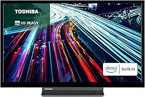 Toshiba 24WK3C63DB 24-inch, HD Ready, Freeview Play, Smart TV, Alexa Built-in (2021 Model)
