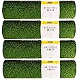 simpa Non Fade Artificial Grass Pile Roll - 4m x 1m / 13ft x 3.3ft - 15mm Pile Height - Set of 4 Rolls