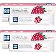 Mee Mee Toothpaste (Pack of 2, Strawberry - Fluoride-Free)