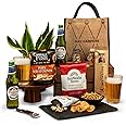 Beer and Pub Snacks Hamper - Gift Hamper with Peroni Lager, Crisps, Pork Scratchings, Pistachio Nuts, Sausalami, Spicy Snacks - Gift for Dad, Best Dad Hamper, Beer Hamper for Men