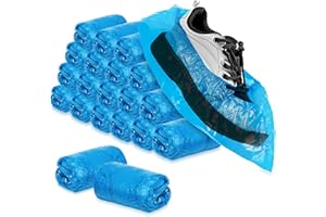 com-four® 200x Copriscarpe USA e Getta, 3 g per Copriscarpa - Calzari in Plastica - Scarpa Impermeabile Monouso, Taglia Unica