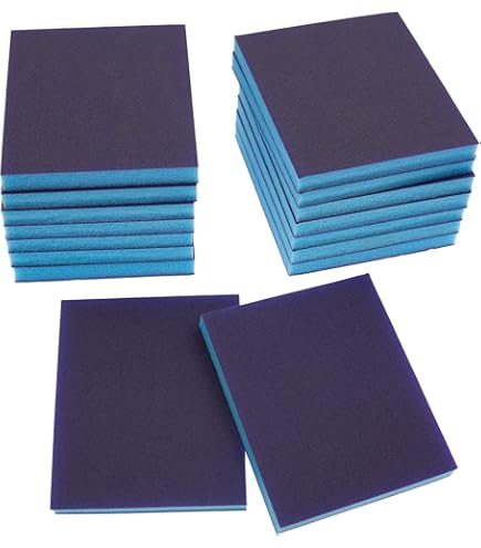 Bates- Sanding Sponge, 12 Pack, 3.9"x4.7", 80/100/120/180 Grit, Sandin - View #5