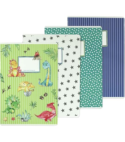 Fröhliche Flower Power Schulhefte – DIN A4, Kariert, Mit Liebevollen Designs Von Kartenkaufrausch