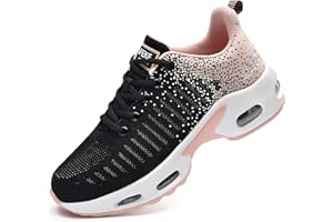 WNA STEP UP Women Trainers Walking Running Shoes with Air Cushion Platform Non Slip Tennis Athletic Sneakers for Women