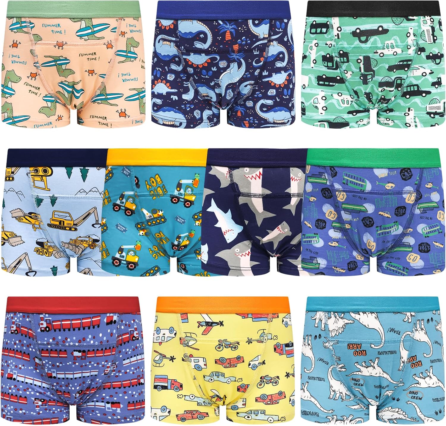 FLYISH DIRECT Calzoncillos de Entrenamiento, Braguitas de Aprendizaje Reutilizables para Niños, Ropa Interior Absorbente para el Aprendizaje del Uso del baño