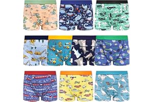 FLYISH DIRECT Calzoncillos de Entrenamiento, Braguitas de Aprendizaje Reutilizables para Niños, Ropa Interior Absorbente para el Aprendizaje del Uso del baño