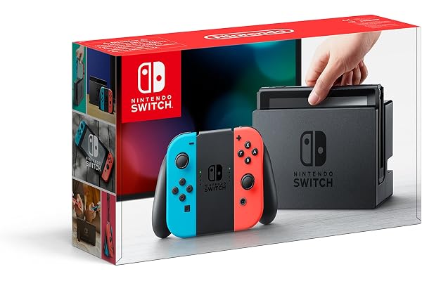 Console Nintendo Switch avec Joy-Con - bleu néon/rouge néon