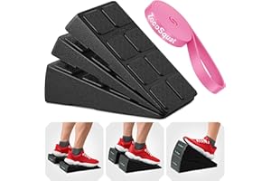 ‎ZOCOSQUAT Squat Wedge – Kniebeugen-Keil-Block 235,9 kg Tragkraft – Schrägbrett für Wadendehnung – Wadendehner, schräges Brett – Yoga-Blöcke