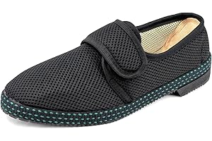 JOMIX Pantofole Uomo Estive Ciabatte da Anziani con Strappo Scarpe Lavabile in Lavatrice da Casa ITU1897