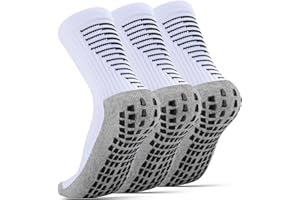 NEWIROVE Calzettoni Calcio Bambino Calze Grip Calcio Bambino Calze Antiscivolo Bambino Calze Sportive Grip Calzini Per 3-12 Anni Ragazzi Ragazze Calcio Pallacanestro Yoga,3 Paia/2Paia