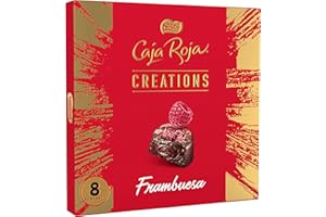 NESTLÉ CAJA ROJA Creations Bombón de chocolate negro y Frambuesa Estuche 109 g