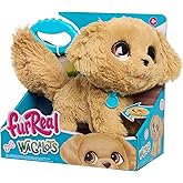 Just Play furReal Wag-A-Lots Golden Retriever, etkileşimli, 20,3 cm b&uuml;y&uuml;kl&uuml;ğ&uuml;nde, y&uuml;r&uuml;yen ve konuşan pel&uuml;ş oyuncak, 4 par&ccedil;a, 