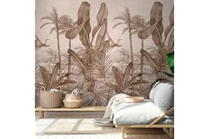HXA DECO - Décoration Murale Papier Peint Jungle - Rouleau 0,53x8,40 m