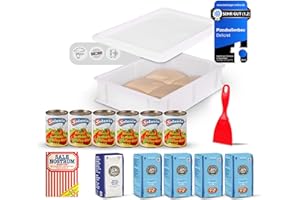 ‎DELICRET THE DELICATE SECRETS OF THE WORLD Delicret - Pizza-Set Starter - 6x400g San Marzano Tomaten + Molino Dallagiovanna - 4 kg Pizzamehl Typ 00 "La Napoletana", 1 kg Semolamehl, Pizzaballenbox für Pizzateig mit Leidenschaft, Pizzateig-Kit