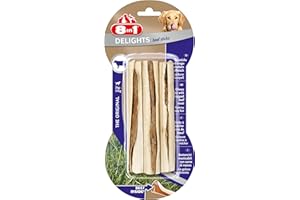 8in1 Delights Beef Sticks - Sticks à Mâcher garnis de bœuf pour Chien - 3 pièces