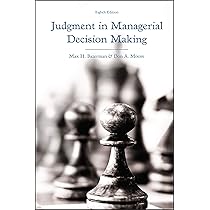 Buy Judgment in Managerial Decision Making Book Online at Low 