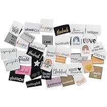 Lot De 21 étiquettes Faites à La Main à Coudre - Accessoires