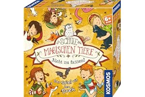 KOSMOS 697679 Die Schule der magischen Tiere Nicht zu fassen! Das Spiel mit dem Dreh. Kinderspiel ab 6 Jahren mit Würfel, Kooperatives Brettspiel, Familienspiel, Gesellschaftsspiel