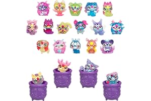 Magic Mixies Minis - Shimmerverse-Serie Megapack mit 4 verborgenen, individuellen Mixies in 4 Mini-Kesseln und 5 neuen Teams mit einzigartigen Zauberkräften
