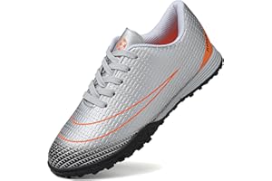 Lvptsh Boys Girls Football Boots Kids Athletic Soccer Cleats Shoes Indoor Outdoor Spikes Football Competition Shoes Boy's Sneakers