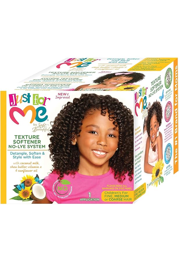 AFRICA'S BEST Kids Organic Relaxer Kit – Schonendes Glättungs-Set Für Kinderhaare (1 X 1 Stück, Regular Stärke)