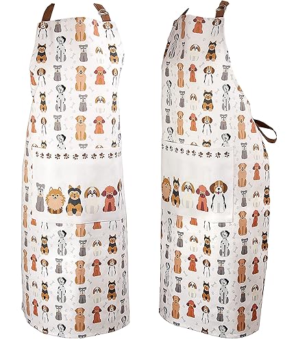 Spotted Dog Gift Company Heat Resistant Oven Mitts - Dog Themed, Up To 250°C, 35cm Long With Wrist Protection | Funny Kitchen Gifts For Dog Lovers