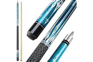 Winucue Pool Cue, 58 inch Maple Wood Billiard Pool Cue Sticks for Adults with 13mm Tip, 18 19 20 21oz Professional Pool Sticks with Anti-Slip Thread Wrapping for House Bar Billiard Sport