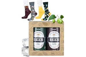 soxo Cerveza Calcetines Hombre Divertidos Algodon Regalos Originales Regalo Hombres 40-45 1-4 Pares
