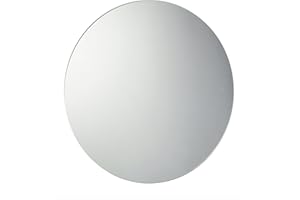 W WATERSTONE MIRRORS & FRAMES Waterstone ® Plain Frameless Glass Mirror No Fittings Included (40cm Circle)