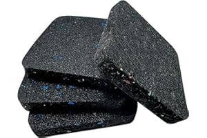 Xpieoyrm 4 Piezas Tacos amortiguadores de vibración para Lavadoras, 9cmx9cm base de goma antivibración para secadoras, alfombrillas antivibración para cintas de correr, para protección del suelo