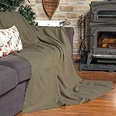 Latuda Home Mikrofiber Ş&ouml;nil Fitilli Minimalist Koltuk &Ouml;rt&uuml;s&uuml; - 175x215 cm, &Ccedil;ift Taraflı, Kaymaz, Terletmez,Kapu&ccedil;ino