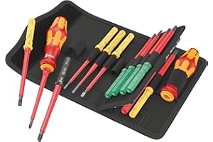 Wera 05006611001 Kraftform Kompakt VDE 17 Universal 1 Tool Finder, 17-teilig