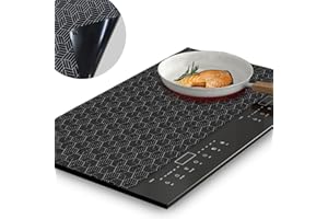 Raisand Induktion Schutzmatte, Induktionsfeld Schutzmatte, Induktionsschutzmatte 52 * 78 cm Silikon Schutzmatte Induktionskochfeld, Hitzebeständige Multifunktionale Silikonmatten Kochfeld-Kratzschutz