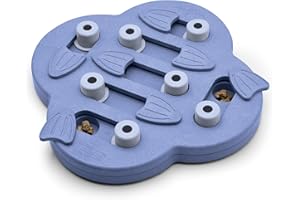 Nina Ottosson di Outward Hound Dog Hide N' Slide - Gioco Rompicapo Interattivo per Cani - Erogatore di Ricompense - Viola