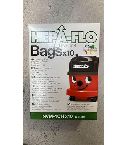Shop Vac Aspirapolvere Professionale Numatic Henry Plus PPR170 Nero - Con 10 Sacchetti HepaFlo, 620W, 7 Litri Aspirapolvere Professionale 620W - Foto 2