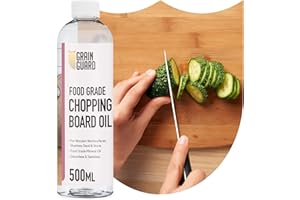 GRAIN GUARD Chopping Board Oil | 500ml | Food Grade Mineral Oil | Ideal for Wooden Chopping Boards and Worksurfaces, Stainless Steel and Stone Surfaces | Odourless & Tasteless
