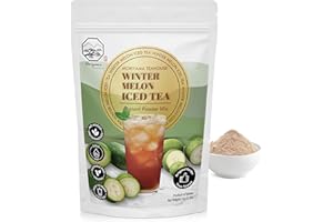 Winter Melon Bubble Iced Tea Instant Powder Mix - 1kg (33 Drinks) | For Iced Tea, Boba Tea, Ice Blended Smoothies and Sorbet | Authentic Taiwan Recipe | Zero Fat, No Preservatives by Moriyama Teahouse