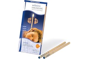 Biosun - Bougies d'oreilles wellbalance avec filtre de sécuritéParfum fascinant de lavande, de romarin ou de baume gurjun